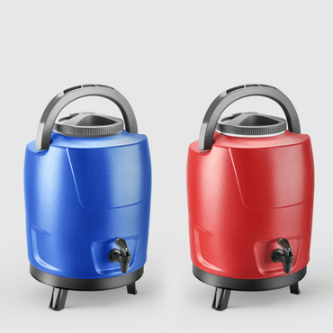 Kit com botijoes 9L vermelho com azul-min